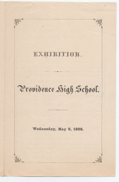 Thumbnail for Exhibition. Providence High …