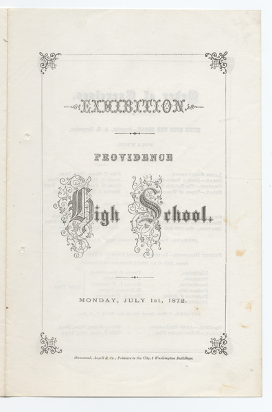 Thumbnail for Exhibition. Providence High …