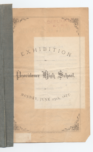 Thumbnail for Exhibition. Providence High …