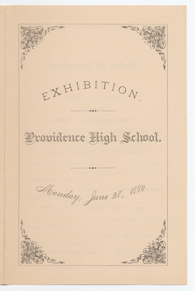 Thumbnail for Exhibition. Providence High …