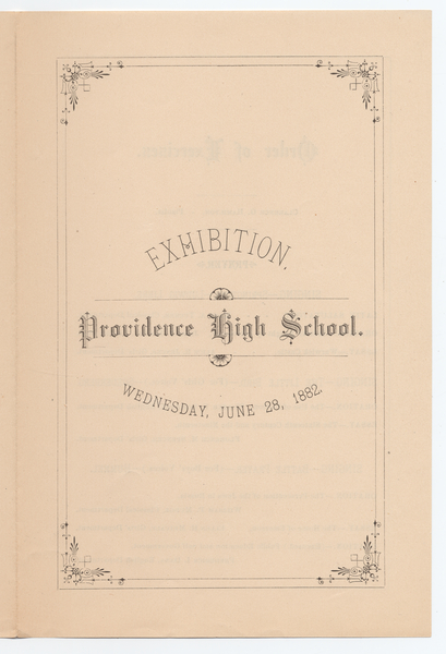 Thumbnail for Exhibition. Providence High …