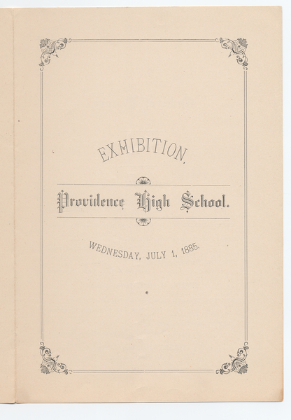 Thumbnail for Exhibition. Providence High …