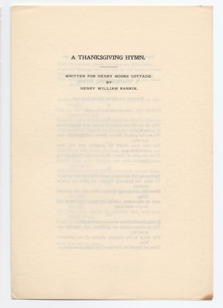 Thumbnail for A thanksgiving hymn