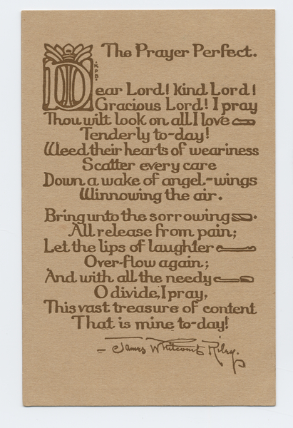 Thumbnail for The prayer perfect
