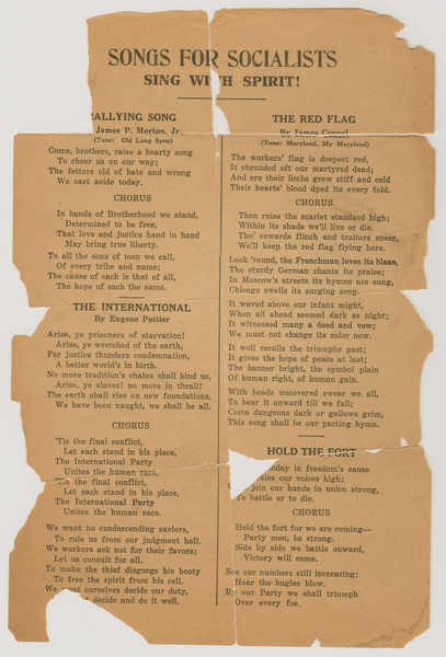 Thumbnail for Songs for socialists: …