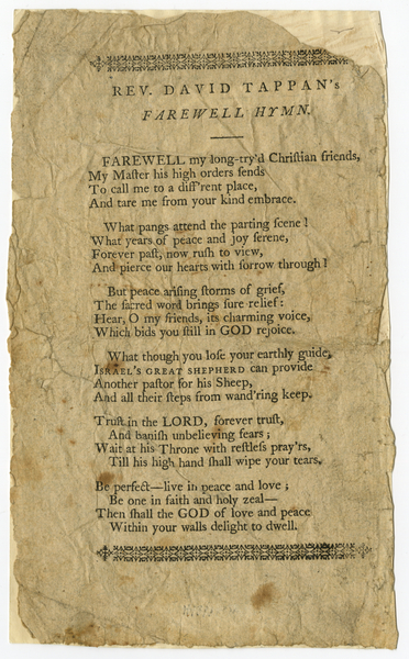 Thumbnail for Rev. David Tappan's …