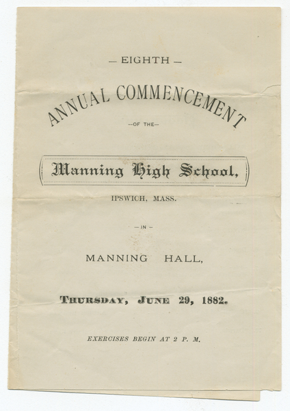 Thumbnail for Eighth annual commencement …