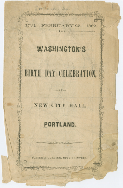 Thumbnail for Washington's birthday celebration, …