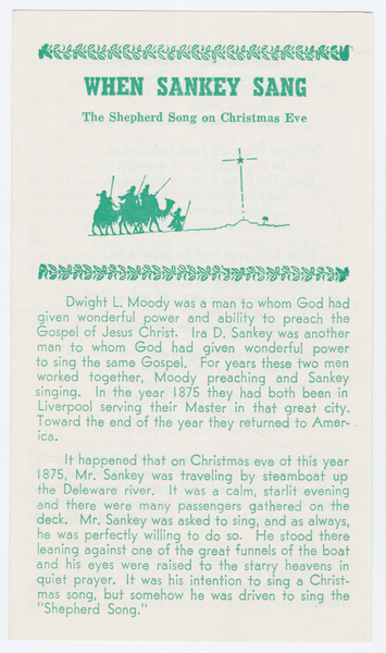 Thumbnail for When Sankey sang: …