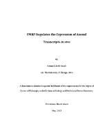Thumbnail for FMRP Regulates the …