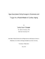 Thumbnail for Age-Associated Arrhythmogenic Substrate …