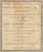 Thumbnail for Andrew Thompson born …