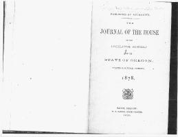 Thumbnail for Oregon 1878 General …