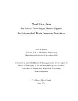 Thumbnail for Novel Algorithms for …