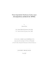 Thumbnail for Time-dependent Karhunen-Loeve type …