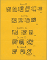 Thumbnail for Yellow glyph chart