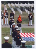 Thumbnail for Marines Performing Flag-Folding …