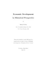 Thumbnail for Economic Development in …
