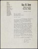 Thumbnail for Zorn, Ray H. …