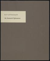 Thumbnail for Lovecraft, Howard P. …