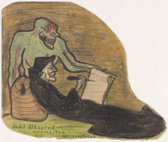 Thumbnail for Abdul Alhazred writing …