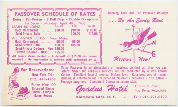 Thumbnail for Gradus Hotel, Passover …