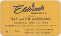 Thumbnail for Ticket for Jay …