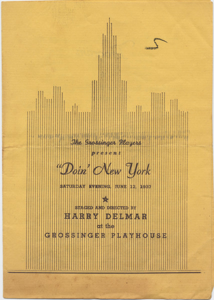 Thumbnail for The Grossinger Players …