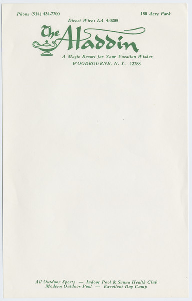Thumbnail for The Aladdin stationery