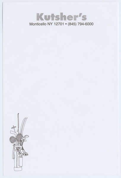 Thumbnail for Kutsher's stationery