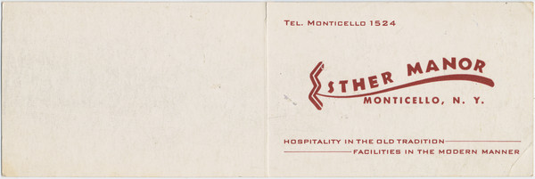 Thumbnail for Ester Manor, business …