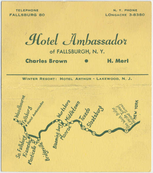 Thumbnail for Ambassador Hotel, business …