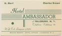 Thumbnail for Hotel Ambassador, Fallsburg, …