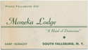 Thumbnail for Moneka Lodge, business …