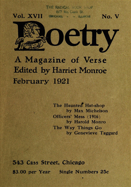 Thumbnail for Poetry, a Magazine …