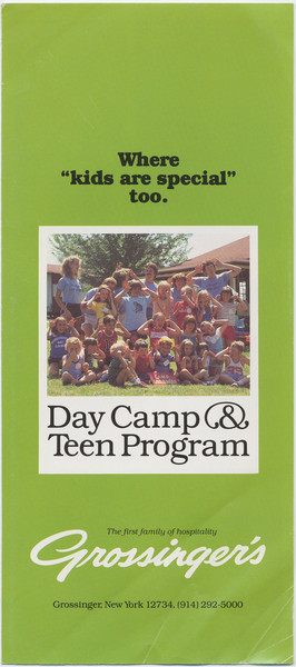 Thumbnail for Grossinger's day camp …