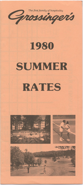 Thumbnail for Grossinger's 1980 summer …