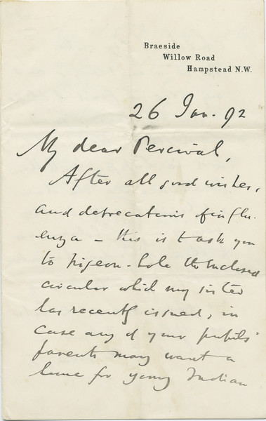 Thumbnail for Letter from Edwin …