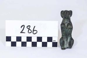 Thumbnail for Bronze dog figurine …