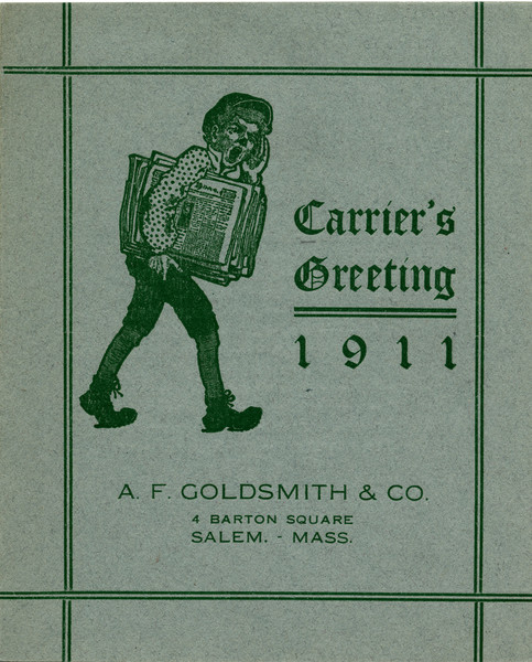 Thumbnail for Carrier's greeting, 1911