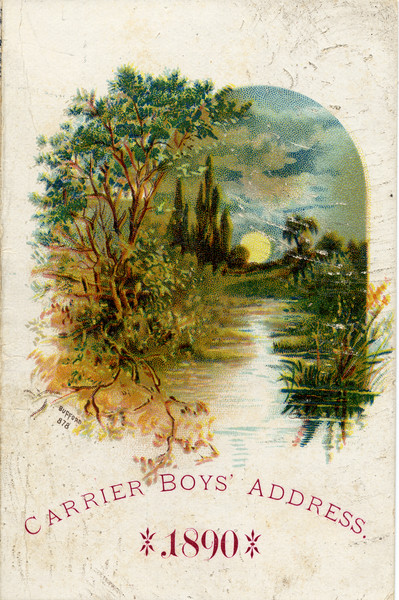 Thumbnail for Carrier boys' address, …