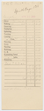 Thumbnail for Costing slip for …