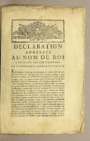 Thumbnail for Déclaration adressée au …