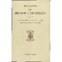 Thumbnail for Bulletin of Brown …