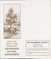 Thumbnail for Wilderness Society records …