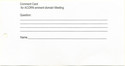 Thumbnail for Comment Card for …