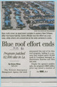 Thumbnail for Blue roof effort …