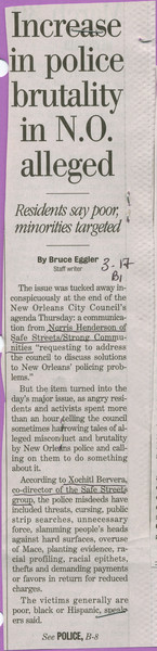 Thumbnail for Increase in police …