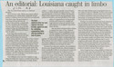 Thumbnail for An editorial: Louisiana …