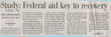 Thumbnail for Study: Federal aid …